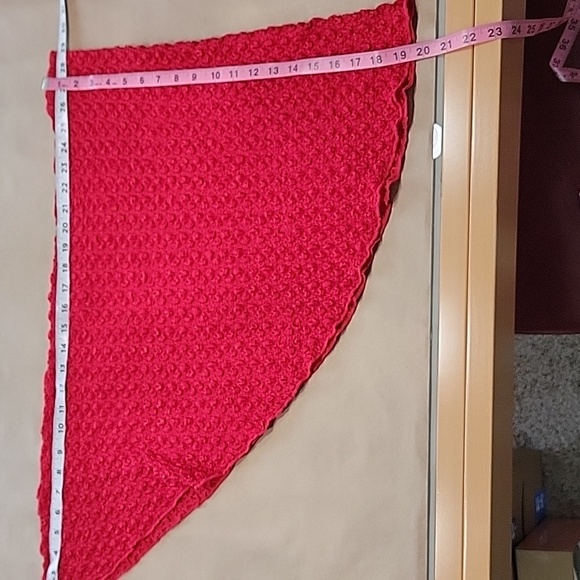 SHEIN Size XL Red Textured 3 Piece Bikini Set.  NEW without Tags - Picture 12 of 14